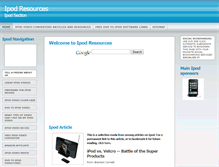Tablet Screenshot of ipod.freeinformationforyou.net