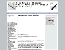 Tablet Screenshot of home-schooling.freeinformationforyou.net