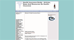 Desktop Screenshot of health-insurance.freeinformationforyou.net