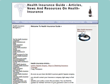 Tablet Screenshot of health-insurance.freeinformationforyou.net