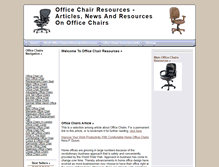 Tablet Screenshot of office-chair.freeinformationforyou.net